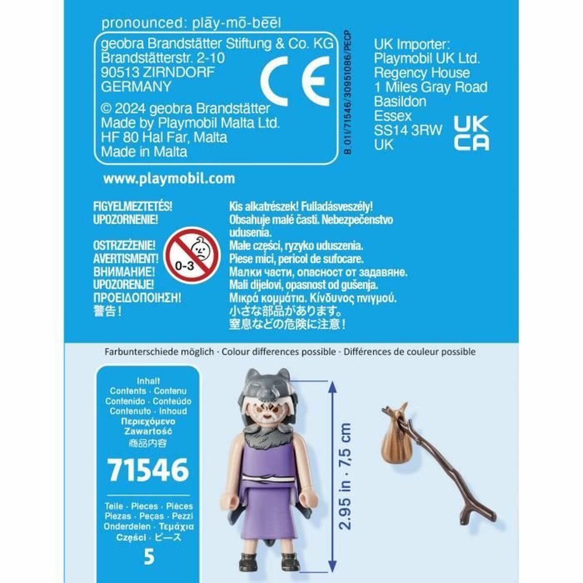 Playset Playmobil Asterix 71546 5 Piezas