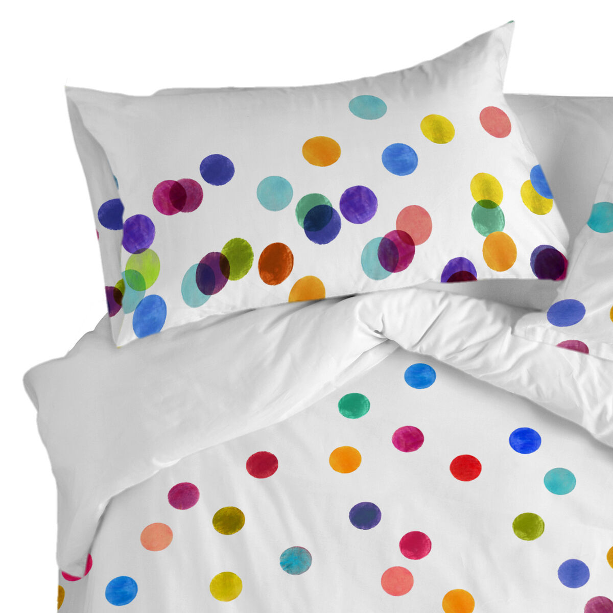Juego de fundas de almohada HappyFriday Confetti Multicolor 50 x 75 cm 15 x 1 x 38 cm 2 Piezas