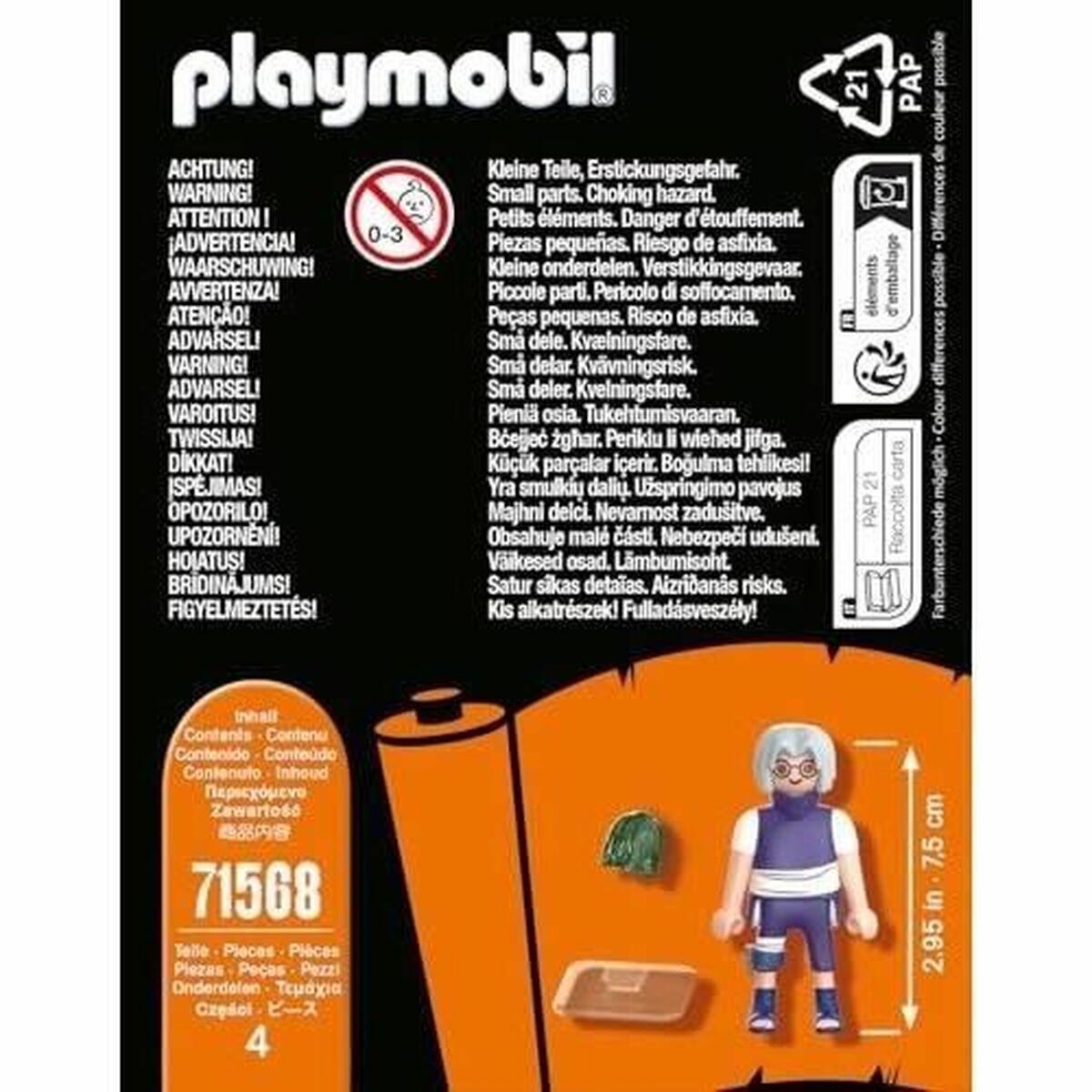 Playset Playmobil Naruto 71568 4 Piezas 4 Unidades