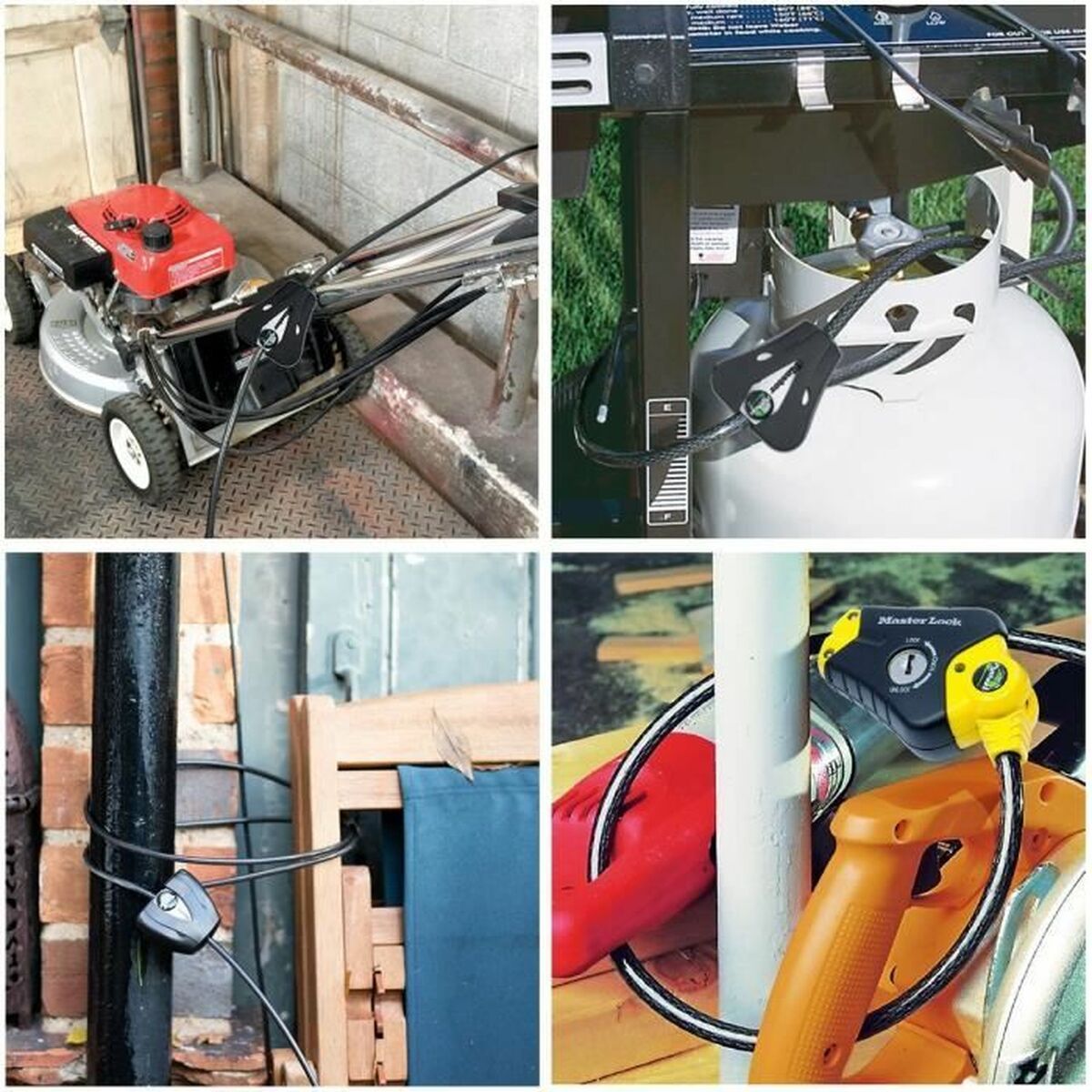 Candado de llave Master Lock Negro