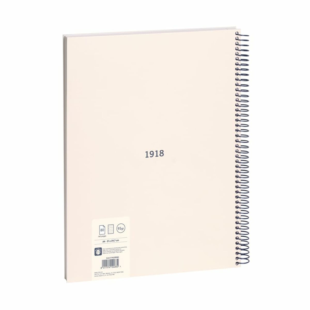 Libreta Milan 430 Beige
