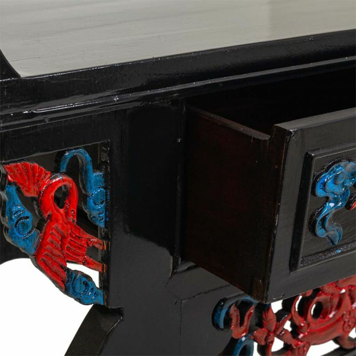 Recibidor Alexandra House Living Negro 35 x 85 x 72 cm