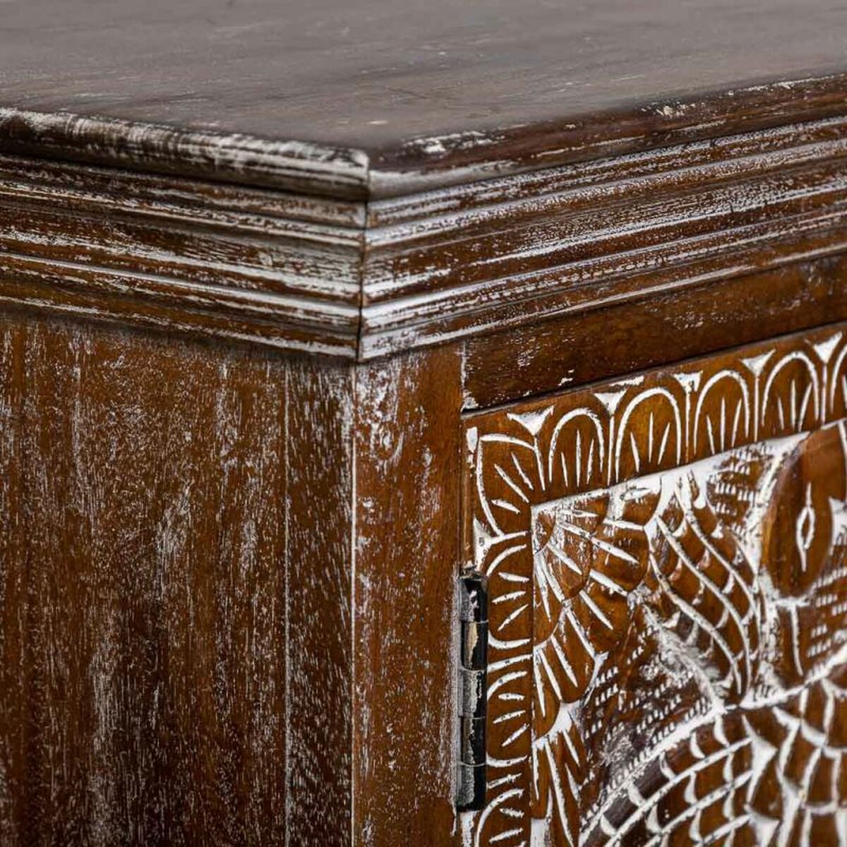 Recibidor Alexandra House Living Marrón 40 x 90 x 80 cm