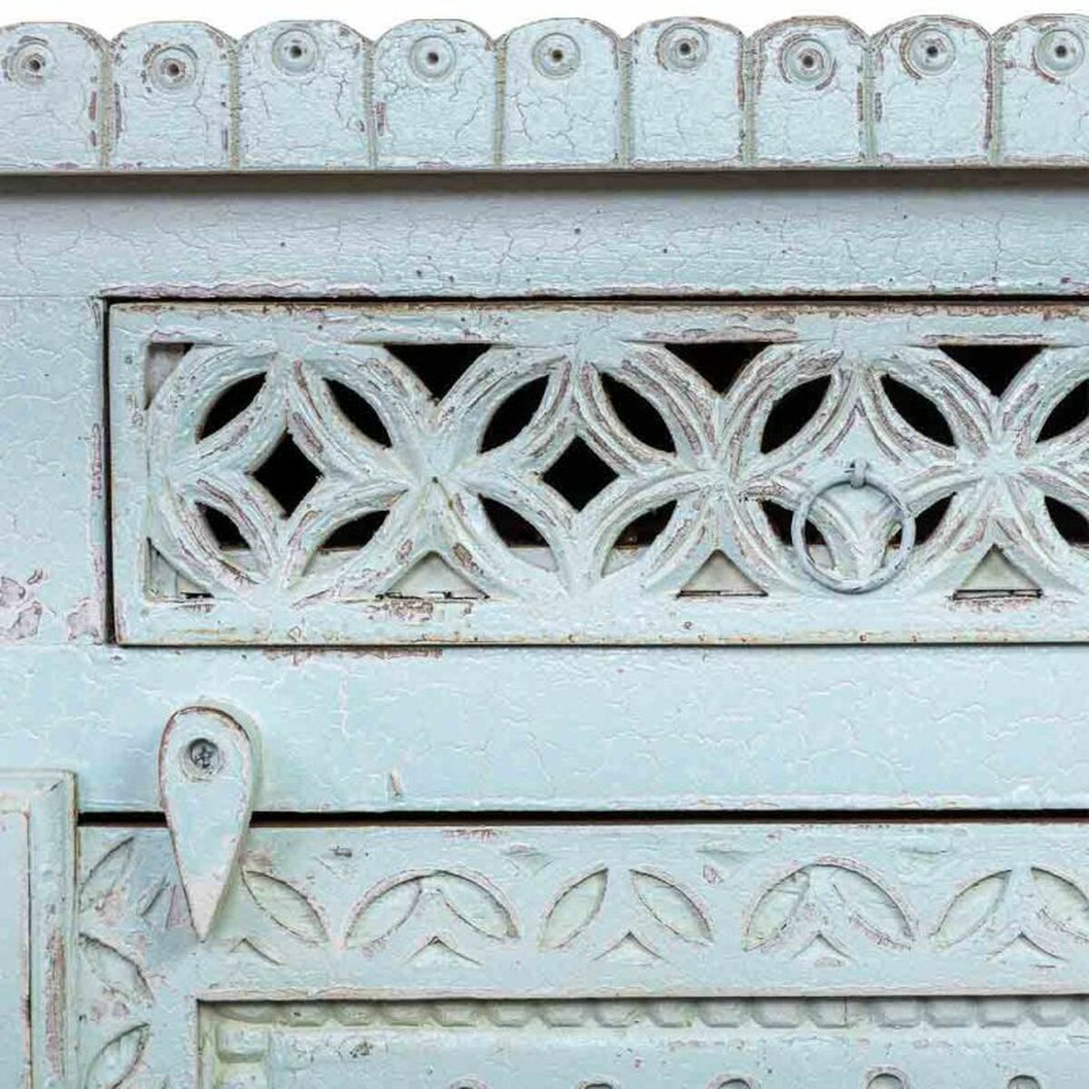 Recibidor Alexandra House Living Azul Marrón 43 x 94 x 95 cm