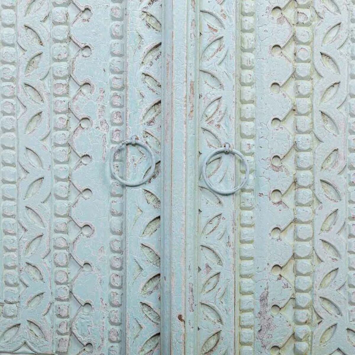 Recibidor Alexandra House Living Azul Marrón 43 x 94 x 95 cm