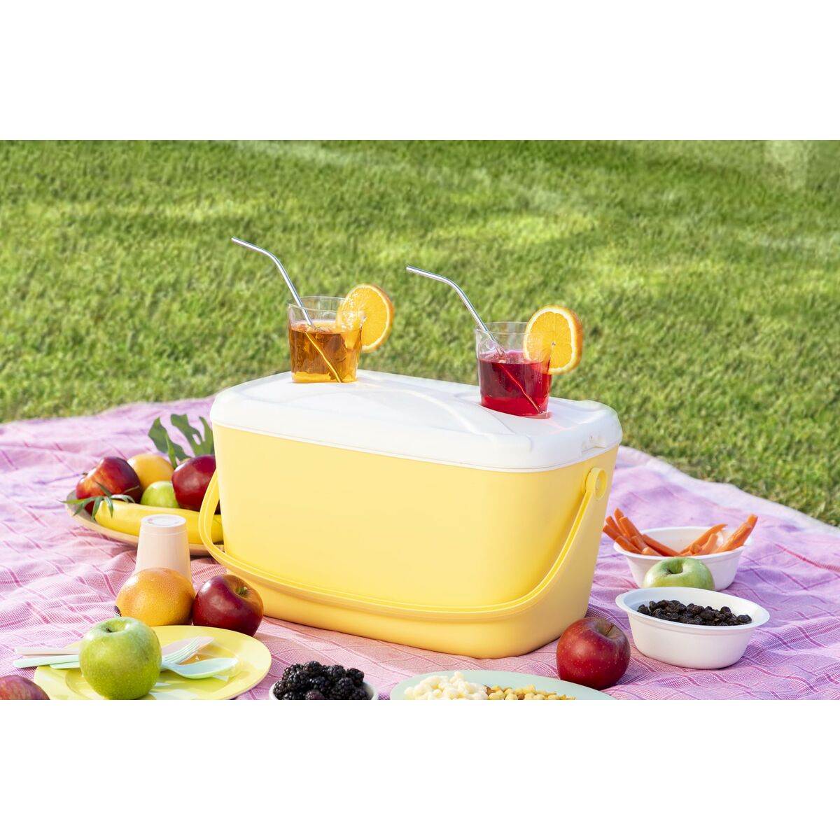 Nevera Portátil Rígida Lilty InnovaGoods 15 L Amarillo (Reacondicionado B)