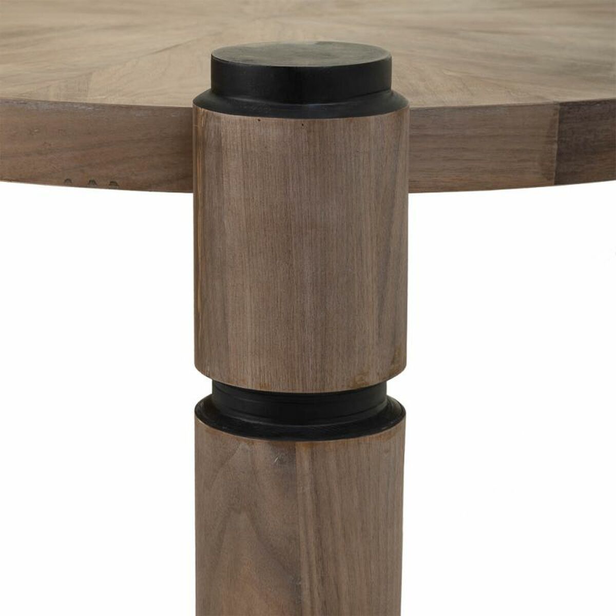 Mesa de Centro Alexandra House Living Marrón Madera Hierro Chapa Madera de abeto 110 x 46 x 110 cm