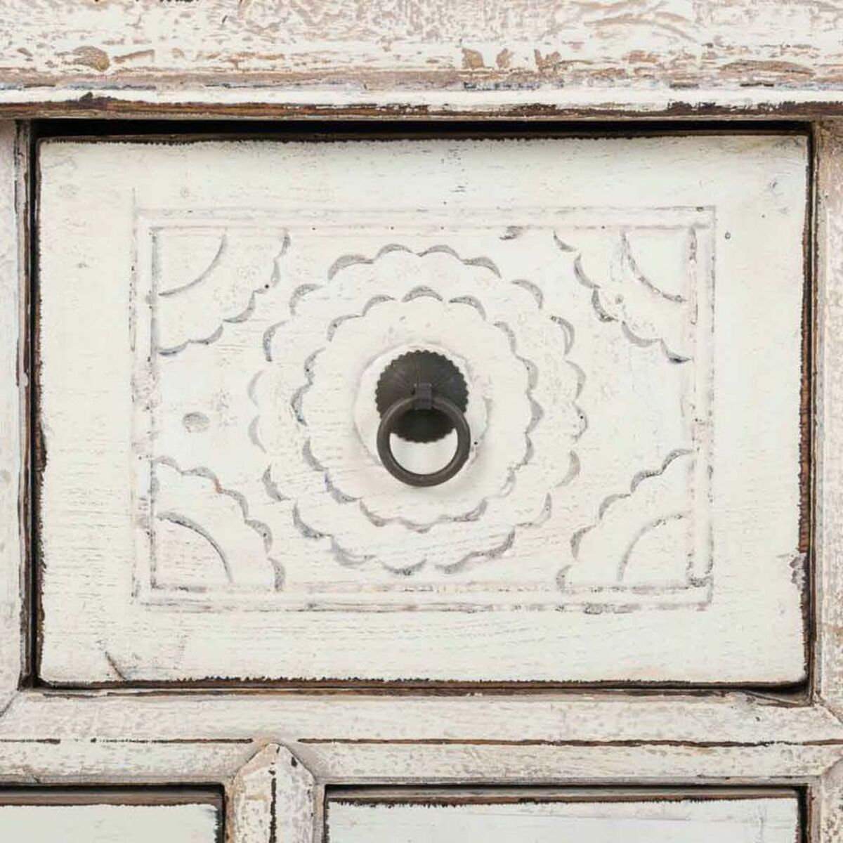 Recibidor Alexandra House Living Blanco 45 x 80 x 101 cm