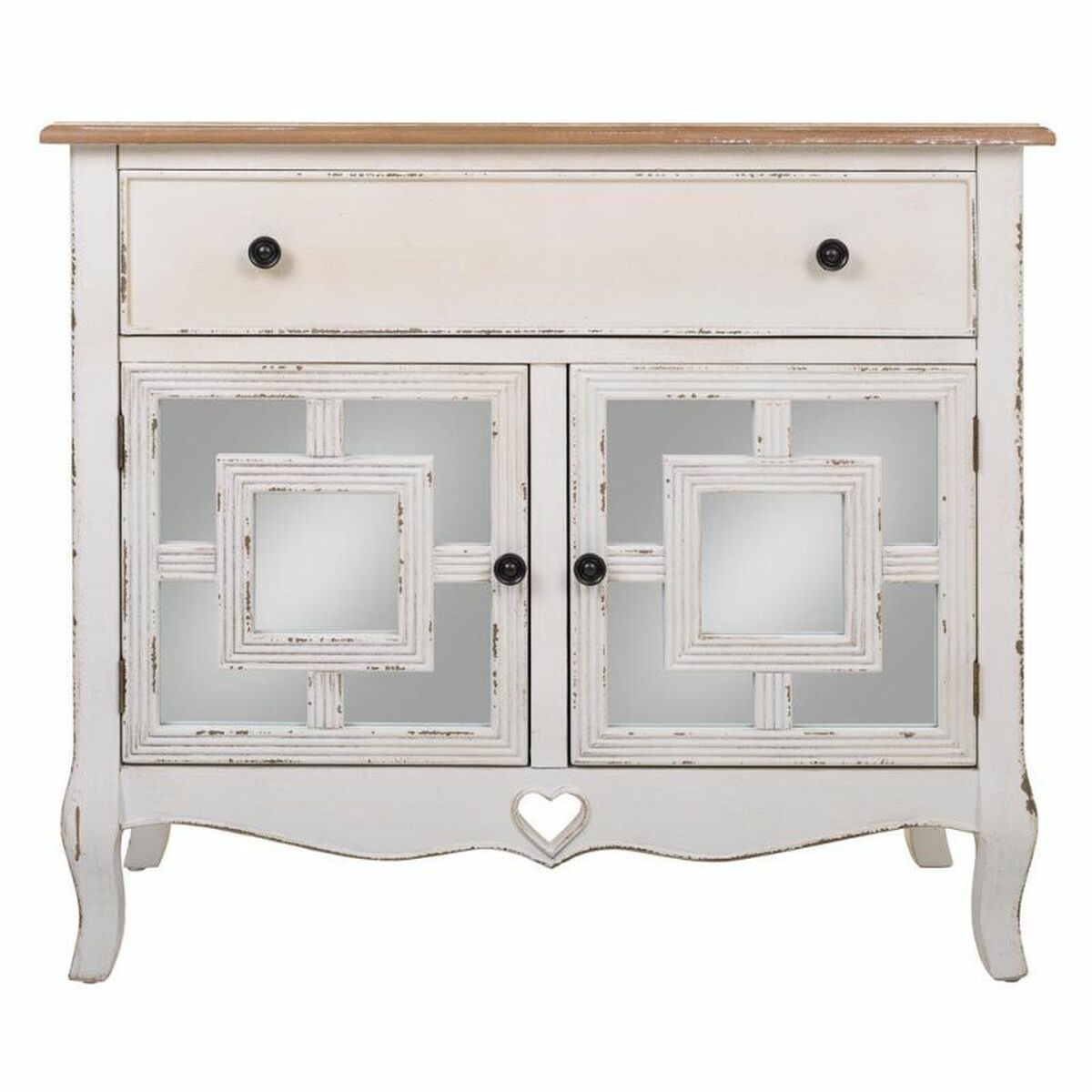 Recibidor Alexandra House Living Blanco 36 x 72 x 83 cm