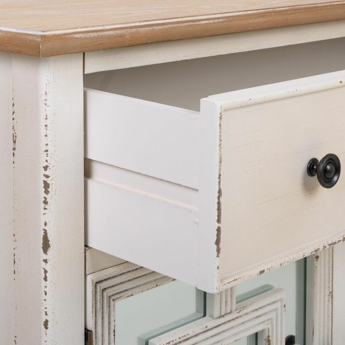 Recibidor Alexandra House Living Blanco 36 x 72 x 83 cm