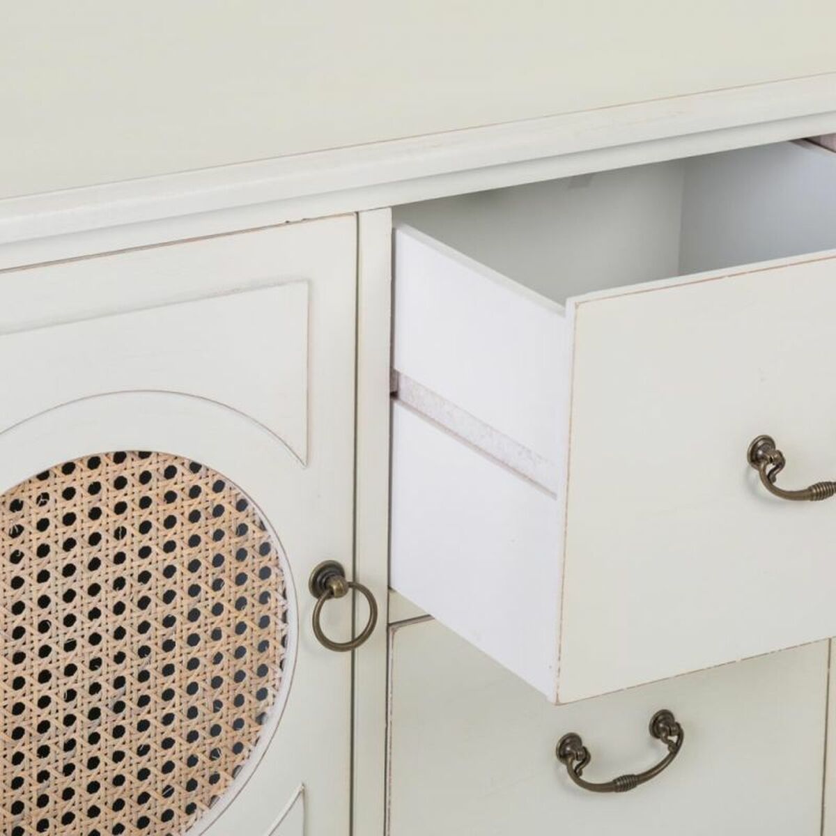 Recibidor Alexandra House Living Blanco 78 x 40 x 106 cm