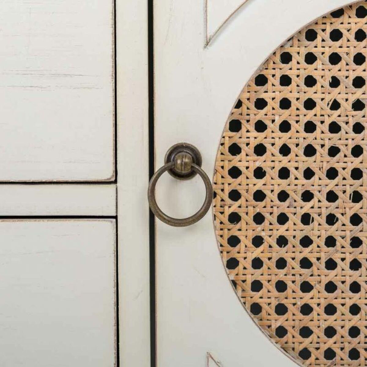 Recibidor Alexandra House Living Blanco 78 x 40 x 106 cm