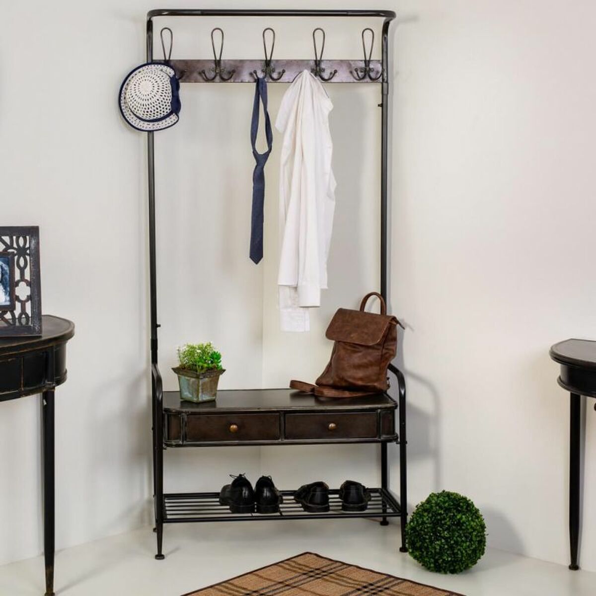 Recibidor Alexandra House Living Marrón 38 x 181 x 84 cm