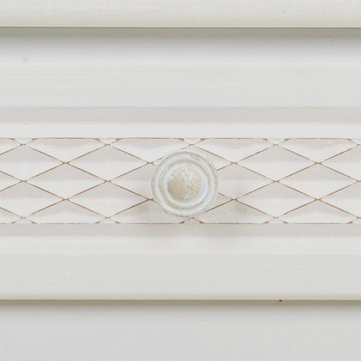 Recibidor con Cajones Alexandra House Living Blanco Crema 40 x 76 x 135 cm