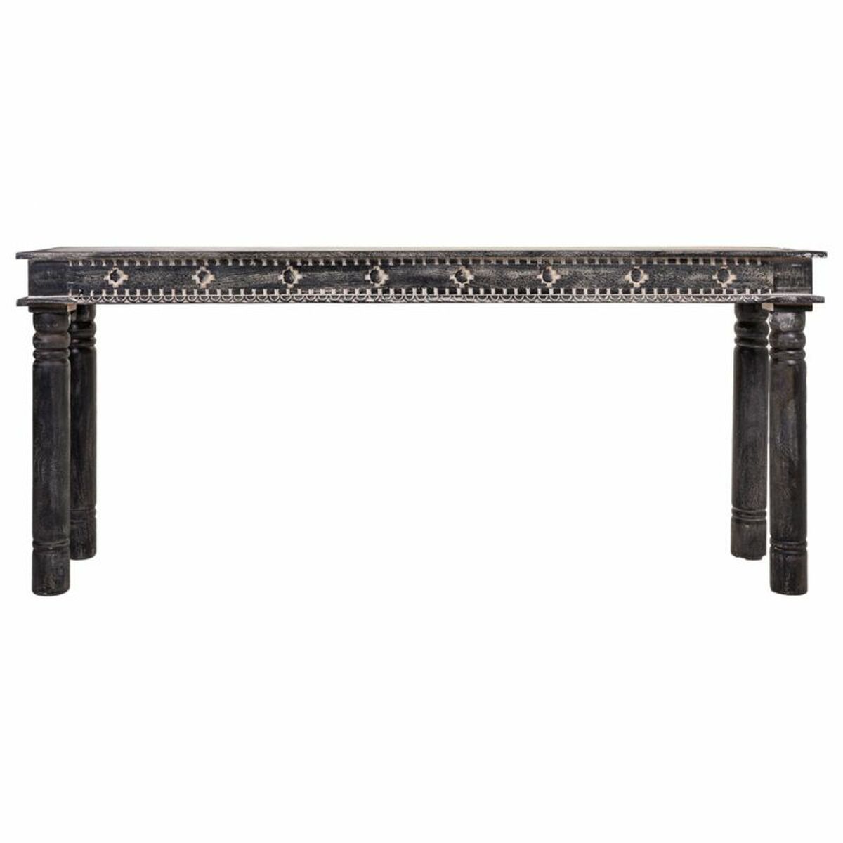 Recibidor Alexandra House Living Negro 41 x 76 x 175 cm