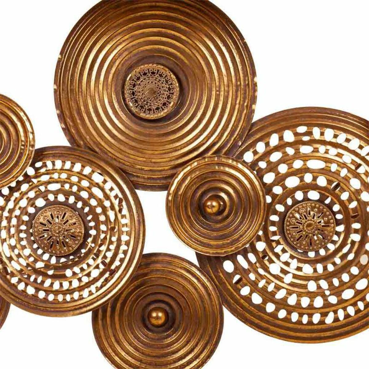 Recibidor Alexandra House Living Dorado 40 x 80 x 120 cm