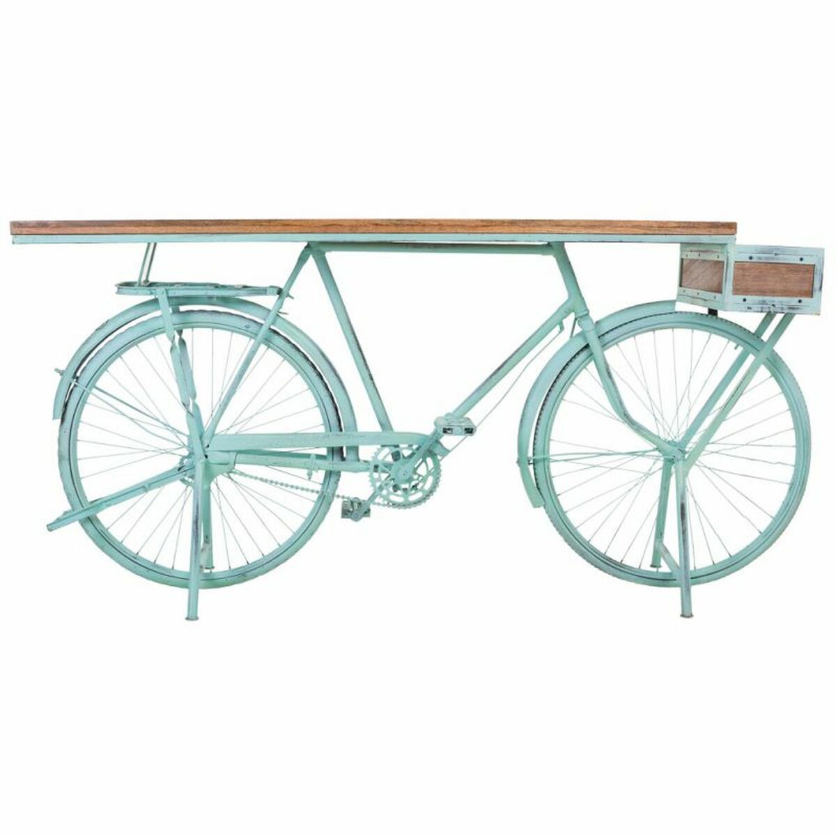 Recibidor Alexandra House Living Bike Turquesa 50 x 94 x 198 cm