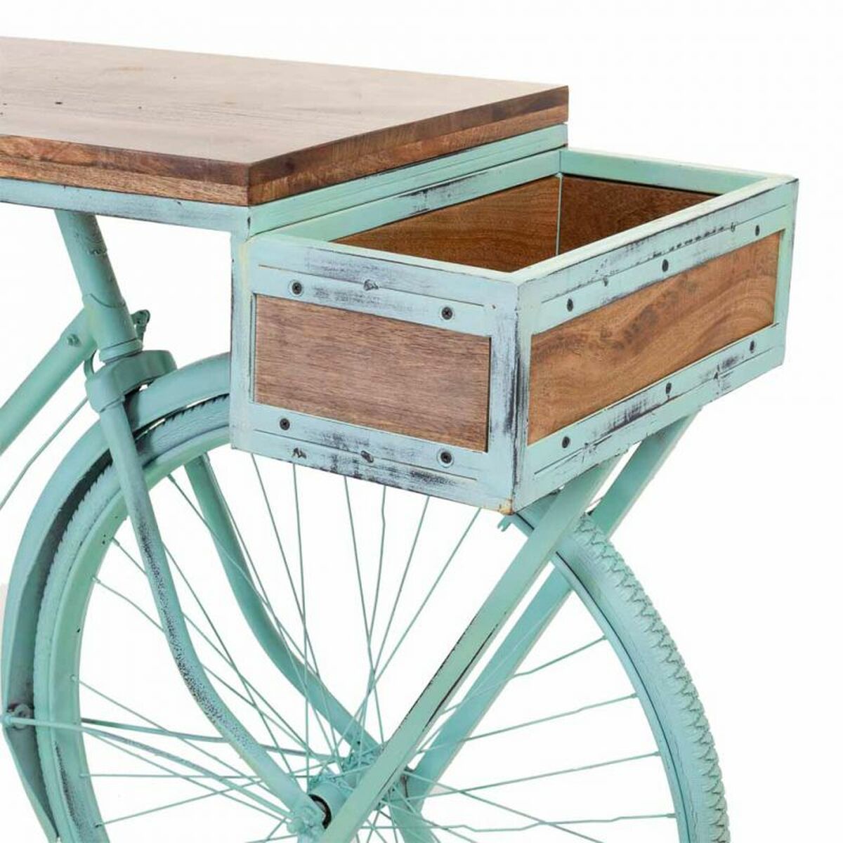 Recibidor Alexandra House Living Bike Turquesa 50 x 94 x 198 cm