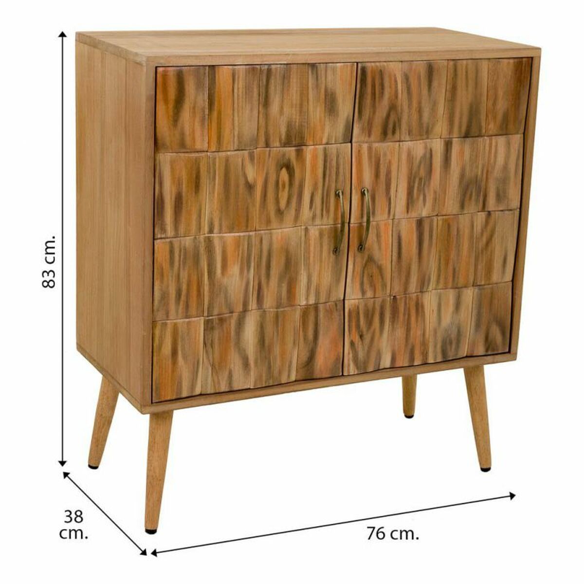 Recibidor Alexandra House Living Natural 38 x 83 x 76 cm