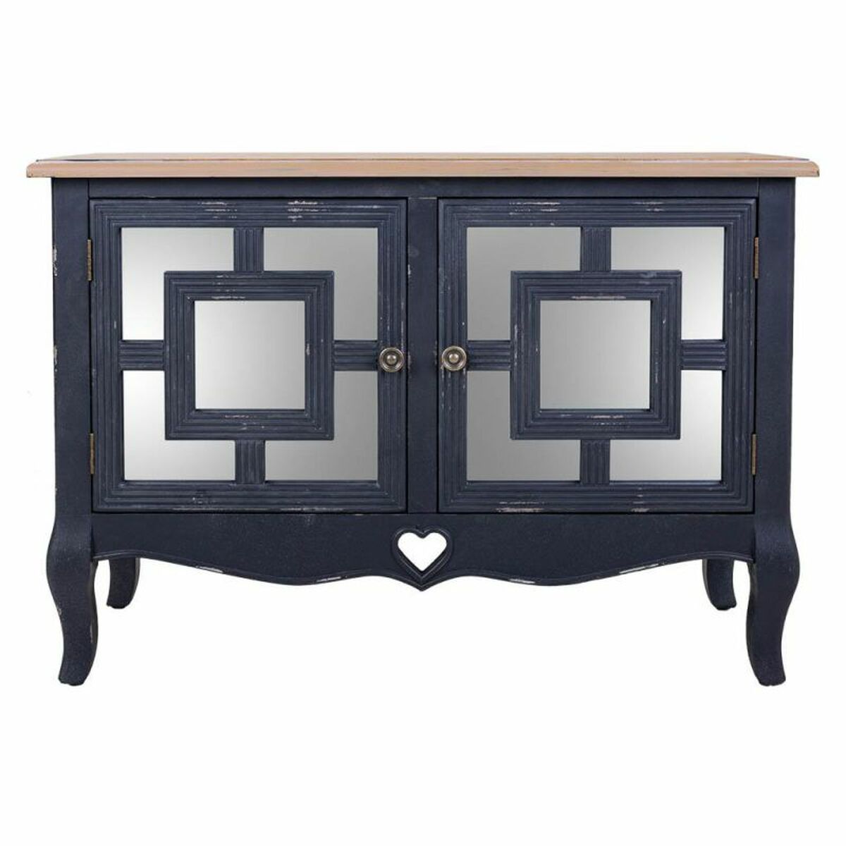 Recibidor Alexandra House Living Negro 36 x 56 x 83 cm