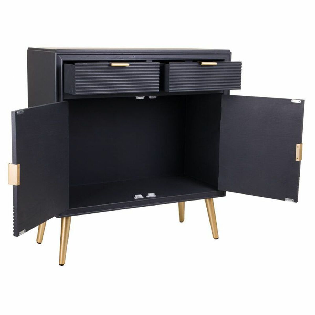 Recibidor con Cajones Alexandra House Living Gris Dorado 36 x 85 x 80 cm