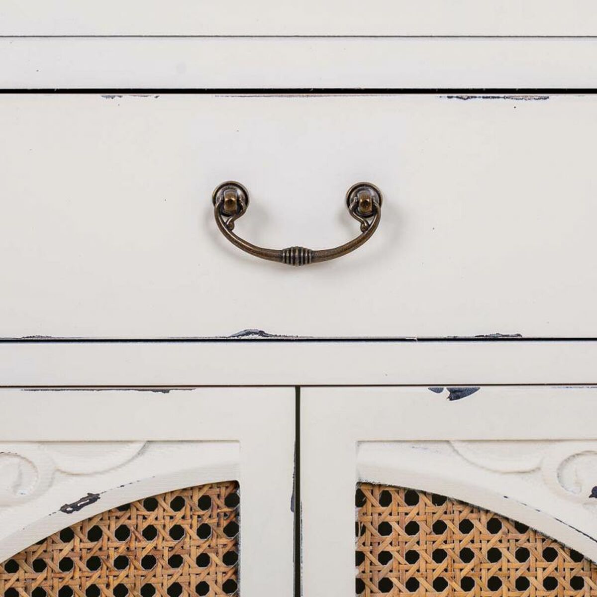 Recibidor con Cajones Alexandra House Living Blanco 36 x 100 x 70 cm