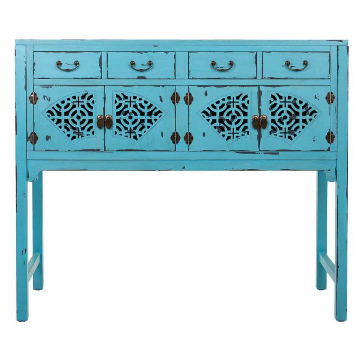 Recibidor Alexandra House Living Azul 40 x 102 x 120 cm