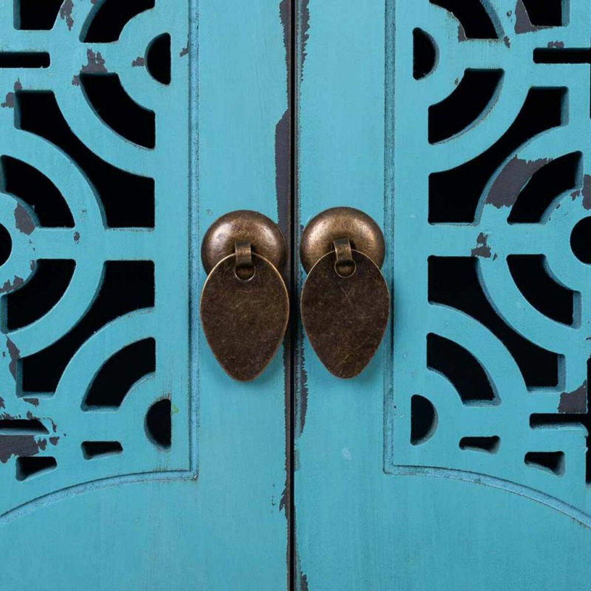 Recibidor Alexandra House Living Azul 40 x 102 x 120 cm