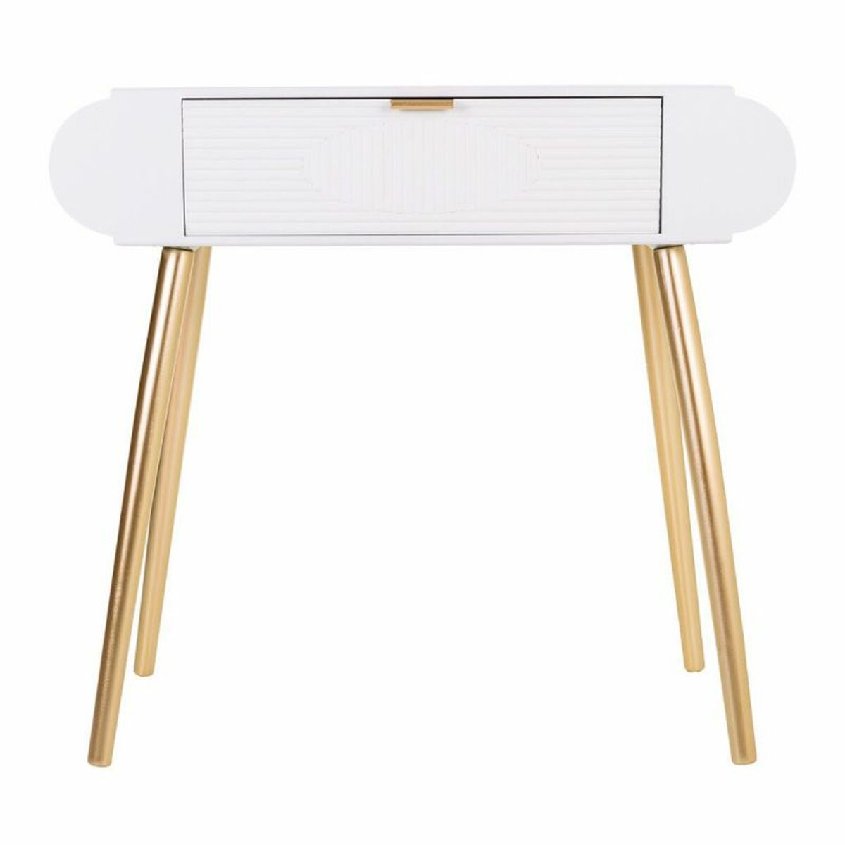 Recibidor Alexandra House Living Dorado 38 x 77 x 84 cm