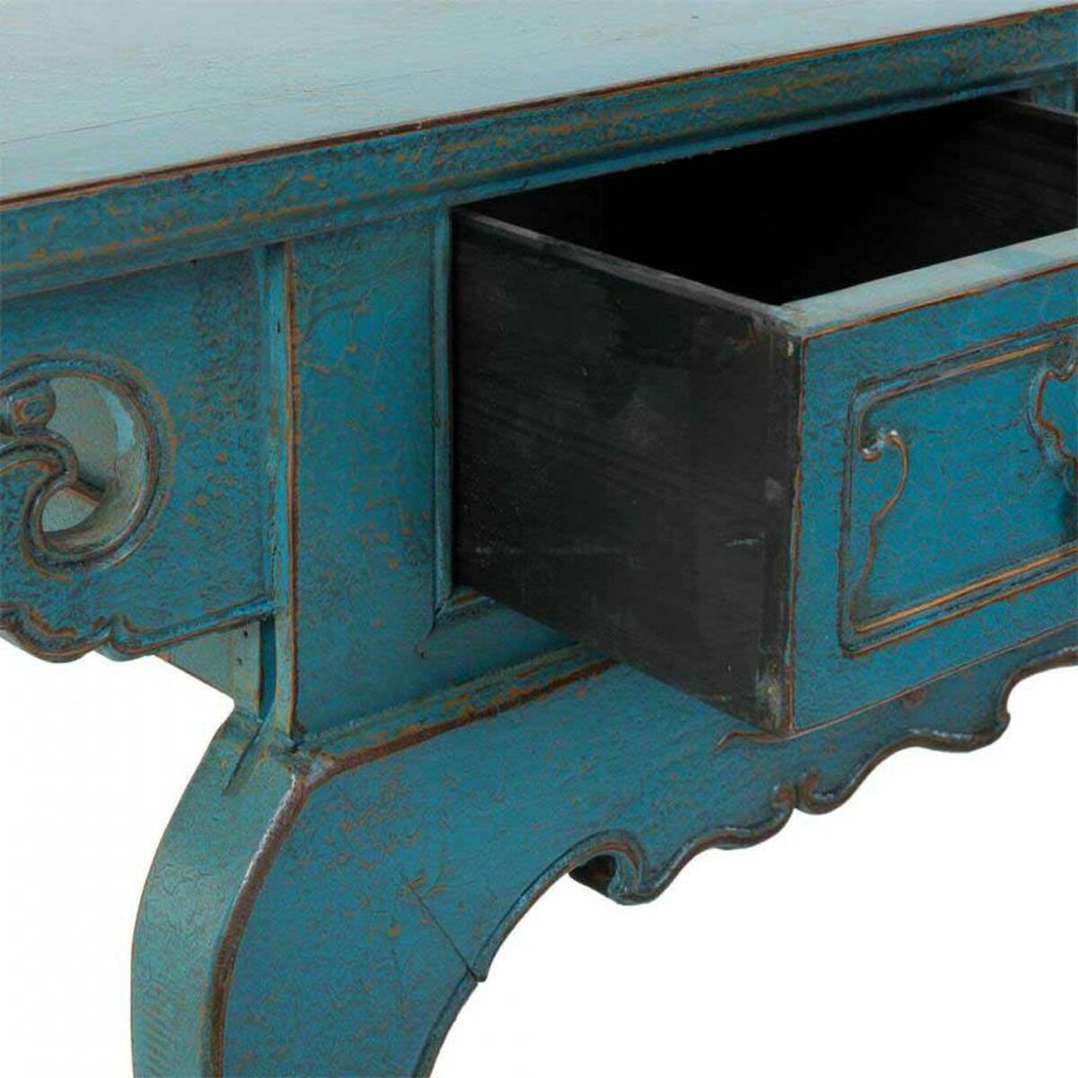 Recibidor con Cajones Alexandra House Living Azul 37 x 78 x 132 cm