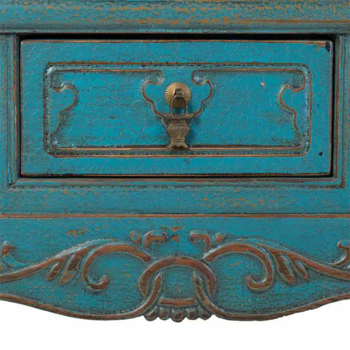 Recibidor con Cajones Alexandra House Living Azul 37 x 78 x 132 cm