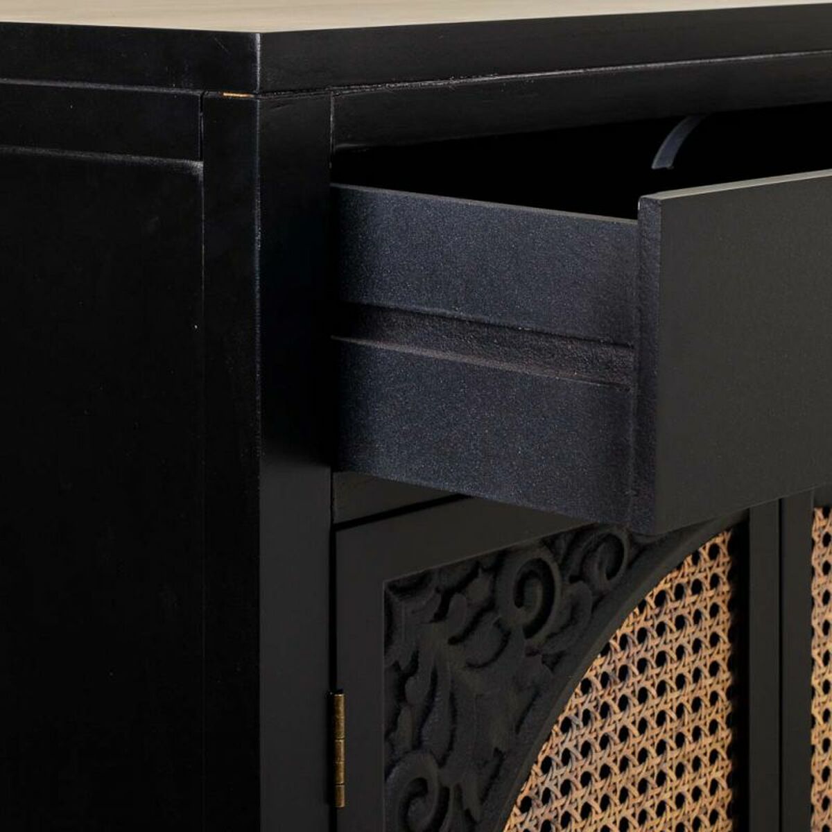 Recibidor con Cajones Alexandra House Living Negro 36 x 100 x 70 cm