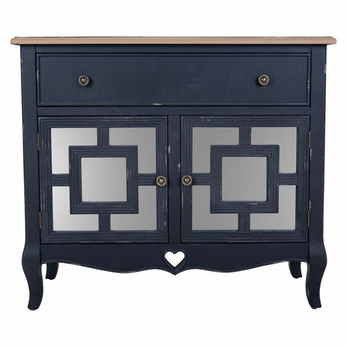 Recibidor con Cajones Alexandra House Living Negro 36 x 72 x 83 cm