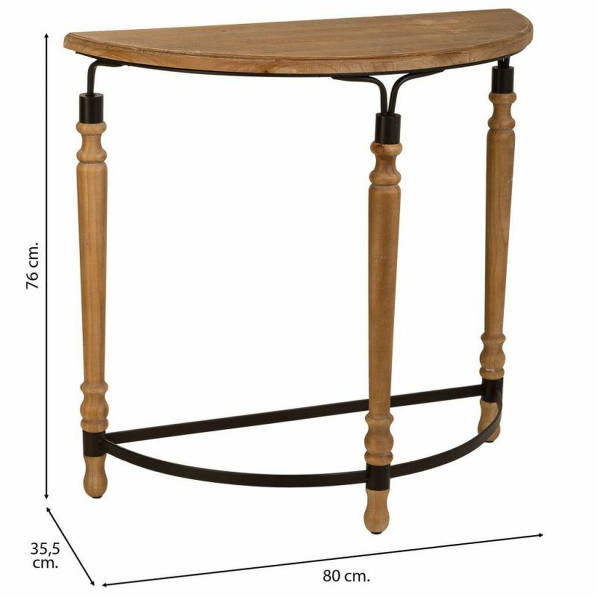 Recibidor Alexandra House Living Marrón 35 x 76 x 80 cm