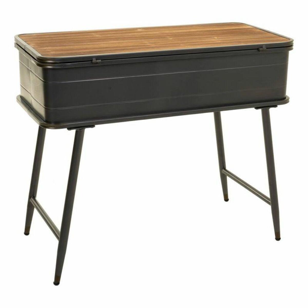 Recibidor Alexandra House Living Marrón Gris 35 x 67 x 80 cm