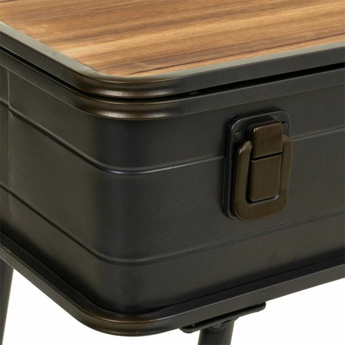 Recibidor Alexandra House Living Marrón Gris 35 x 67 x 80 cm