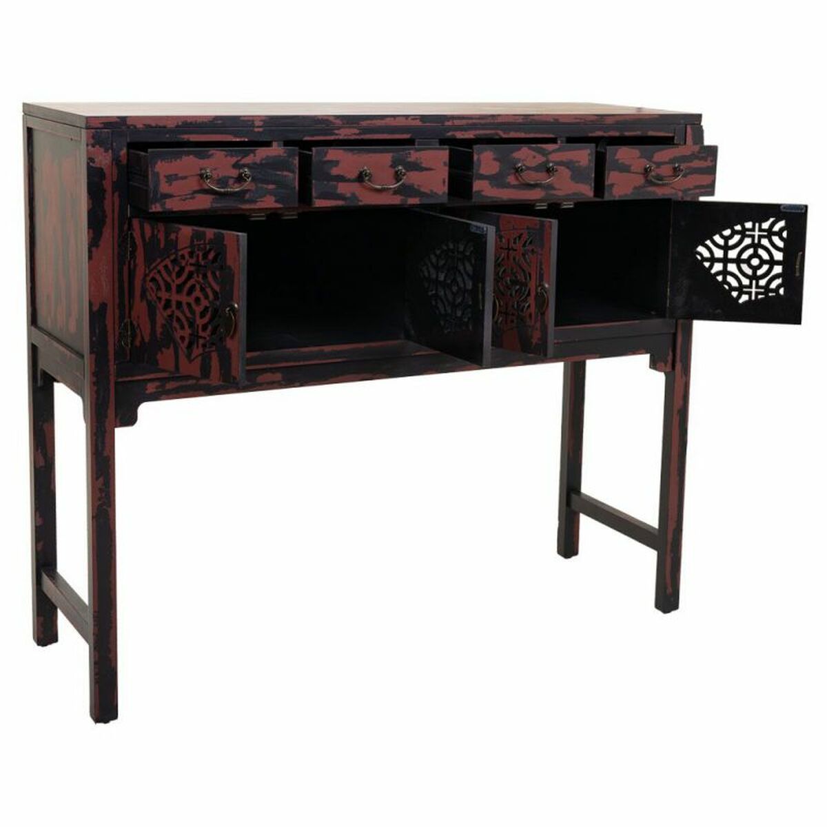 Recibidor con Cajones Alexandra House Living Rojo 40 x 102 x 120 cm