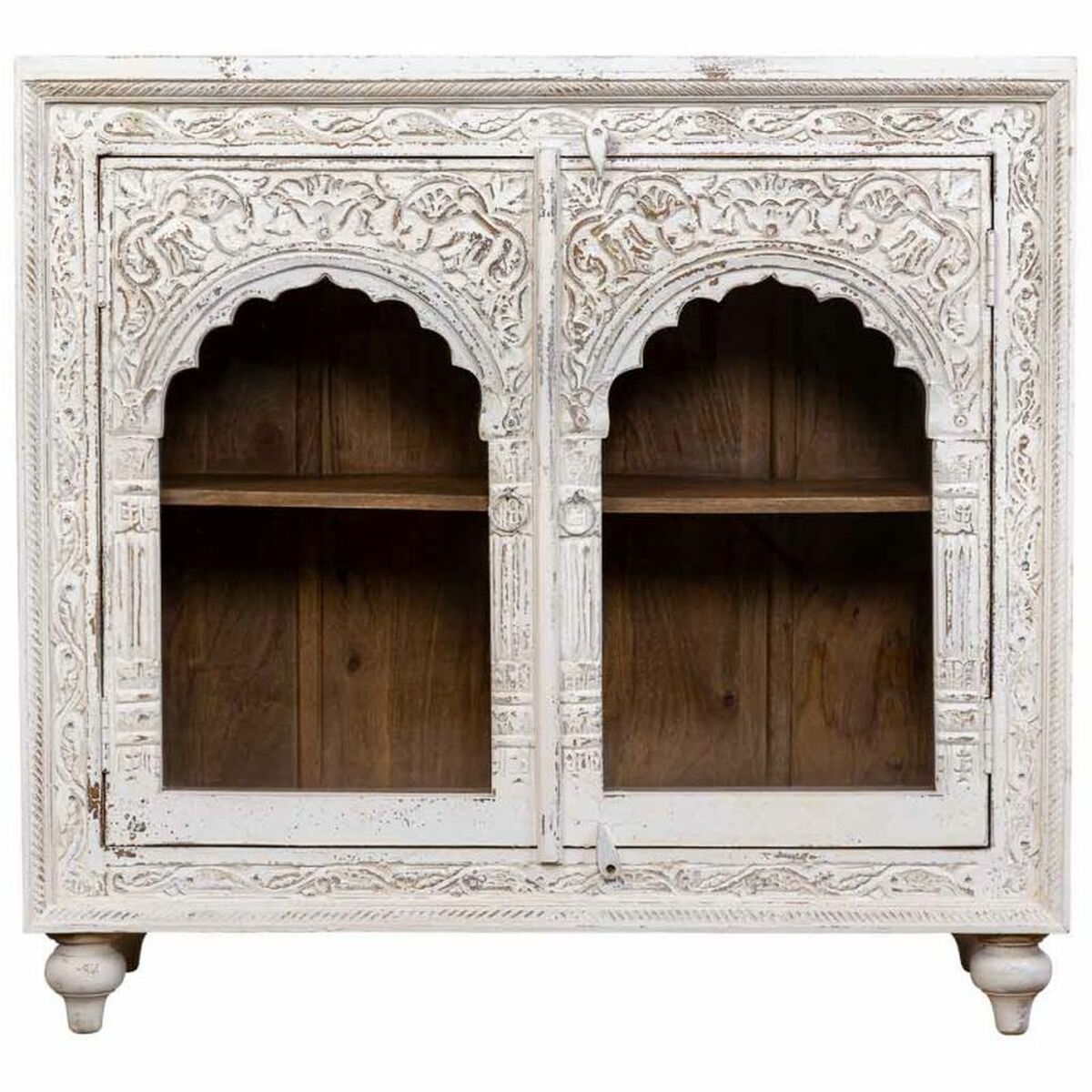 Recibidor Alexandra House Living Crema 43 x 107 x 101 cm