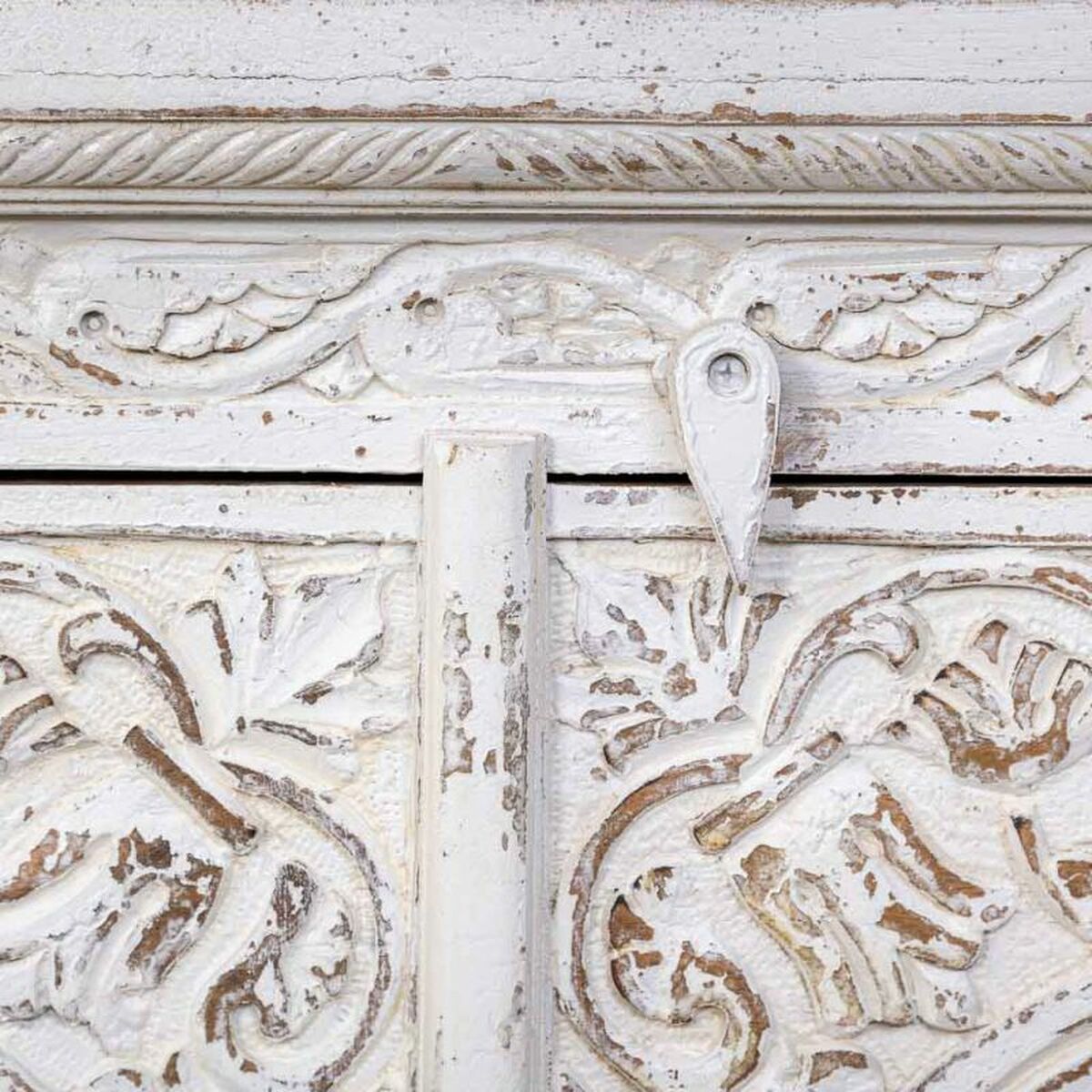 Recibidor Alexandra House Living Crema 43 x 107 x 101 cm