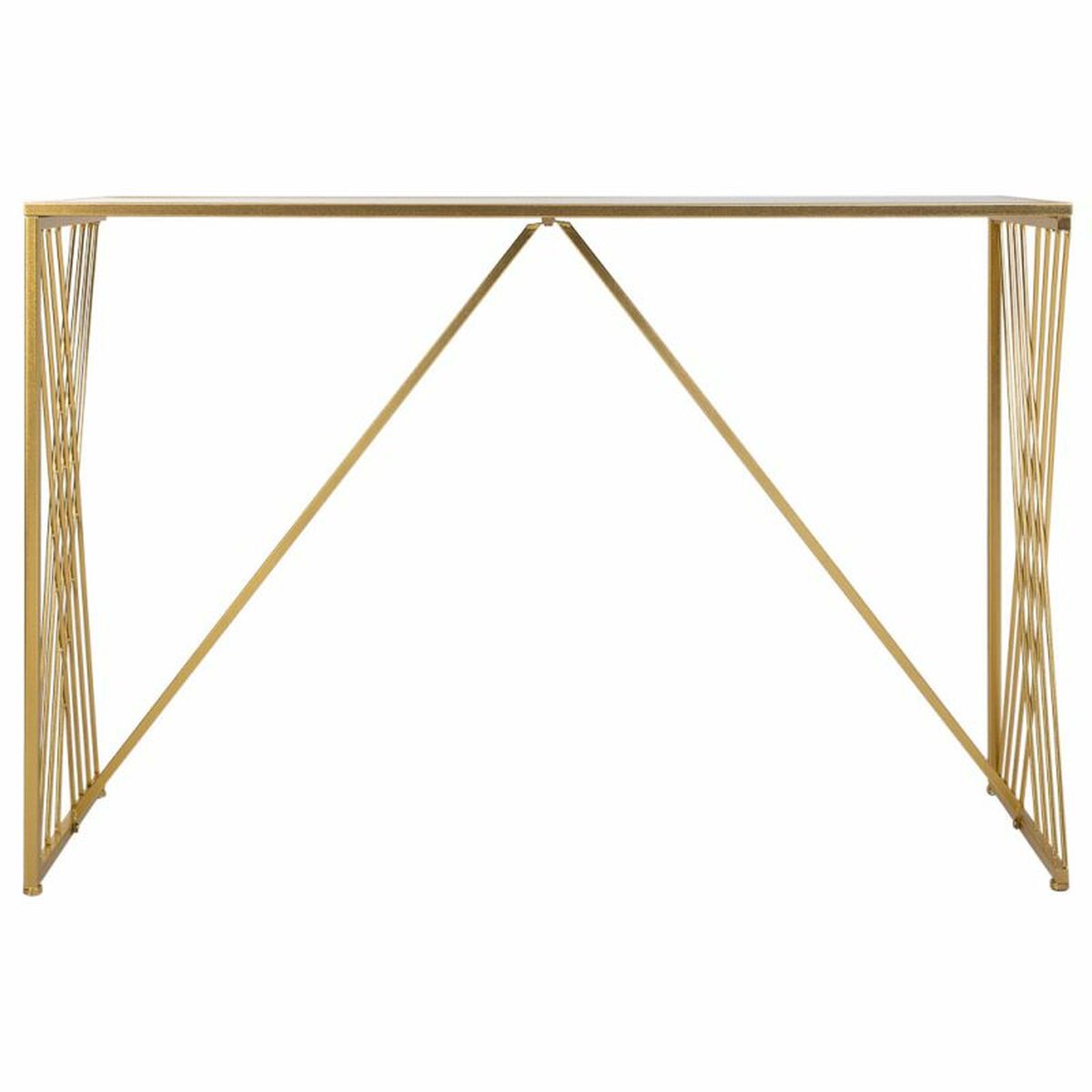 Recibidor Alexandra House Living Dorado 40 x 80 x 120 cm