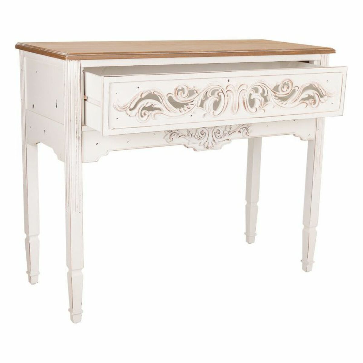 Recibidor con Cajones Alexandra House Living Blanco 46 x 90 x 110 cm