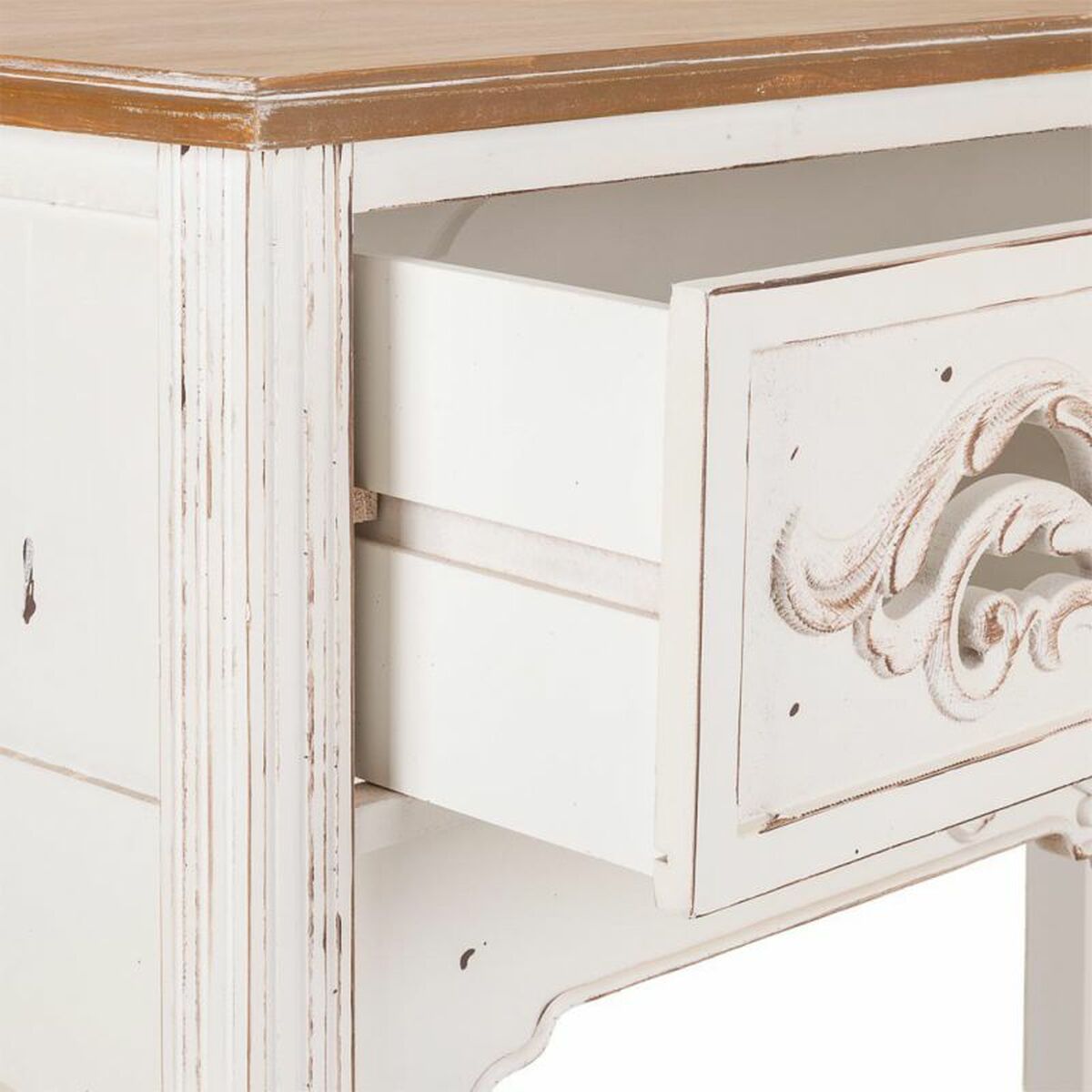 Recibidor con Cajones Alexandra House Living Blanco 46 x 90 x 110 cm