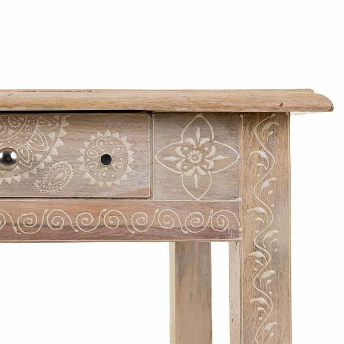 Recibidor con Cajones Alexandra House Living Blanco Natural 40 x 76 x 135 cm