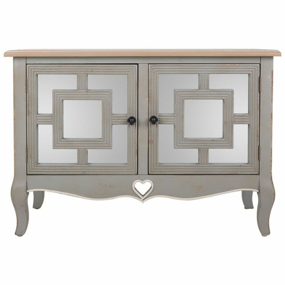 Recibidor Alexandra House Living Gris 36 x 56 x 83 cm