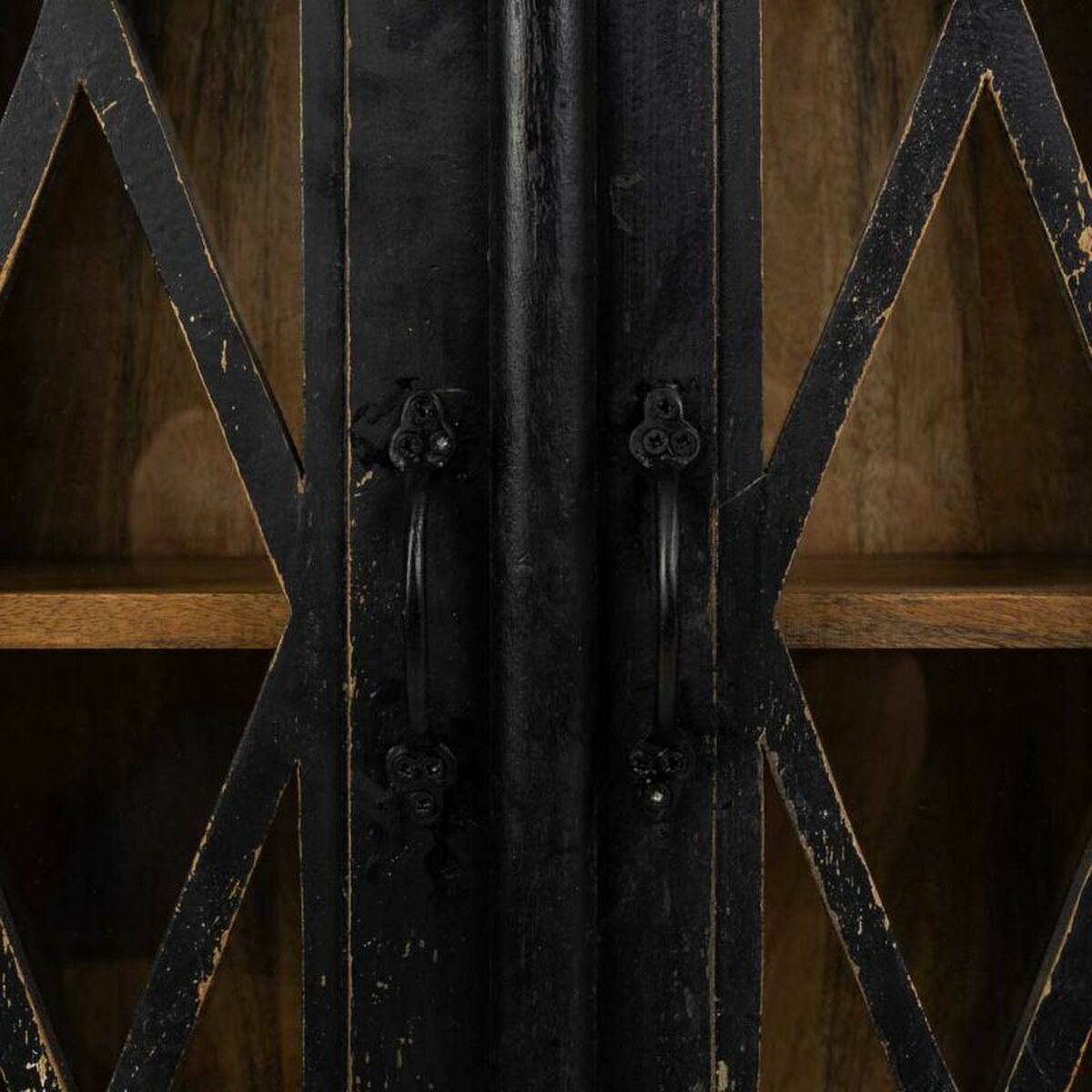 Recibidor Alexandra House Living Negro 40 x 100 x 90 cm