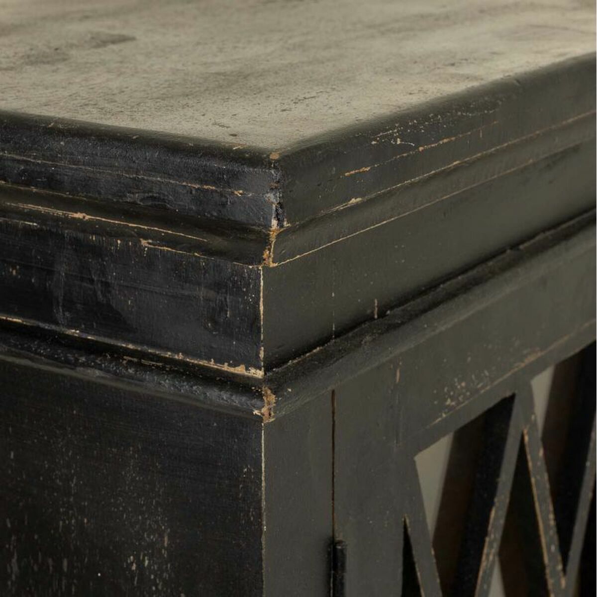 Recibidor Alexandra House Living Negro 40 x 100 x 90 cm