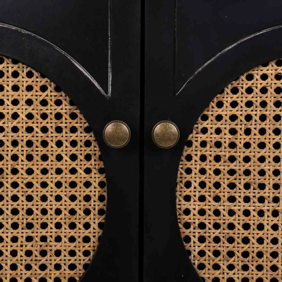 Recibidor Alexandra House Living Negro 38 x 90 x 80 cm