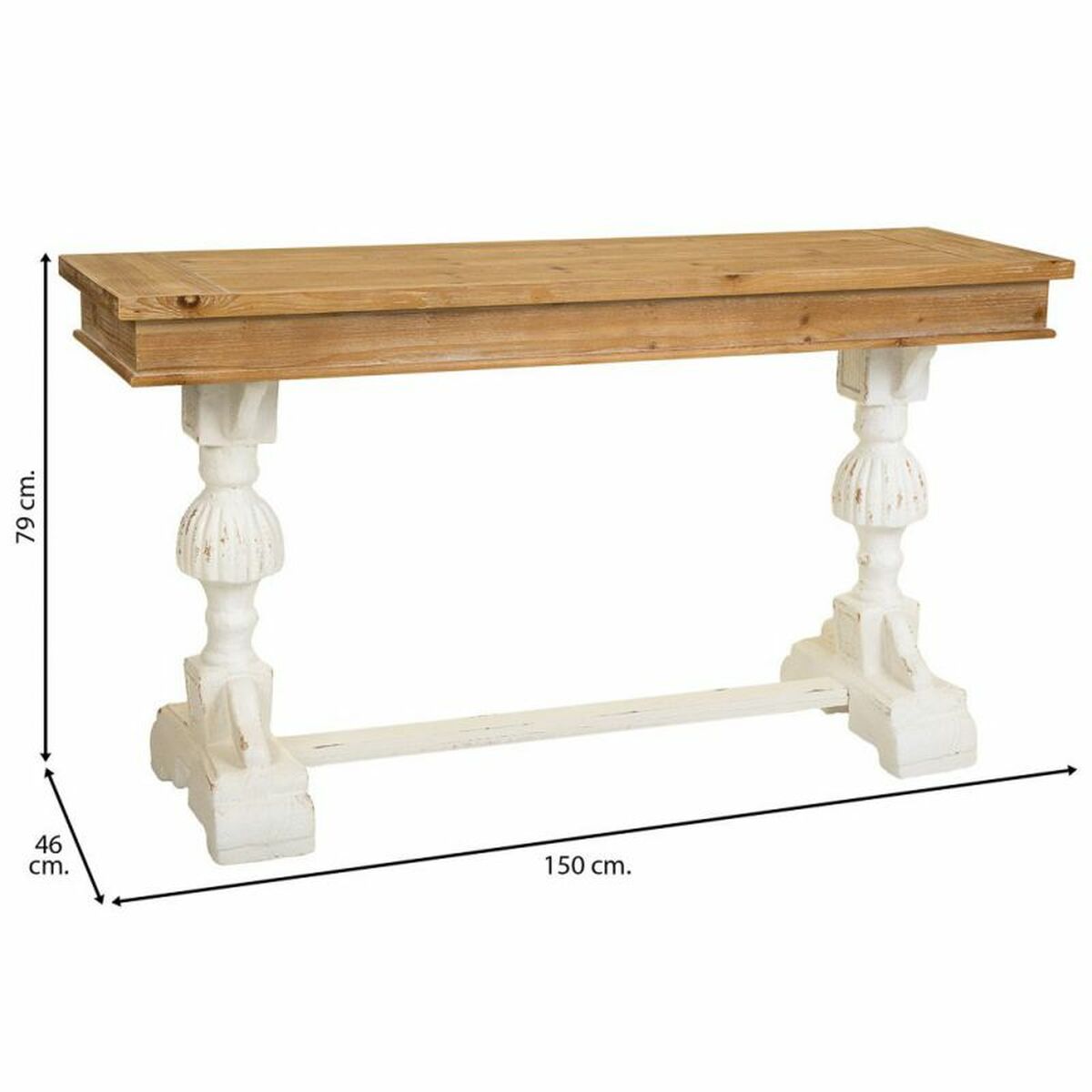 Recibidor Alexandra House Living Marrón 46 x 79 x 150 cm