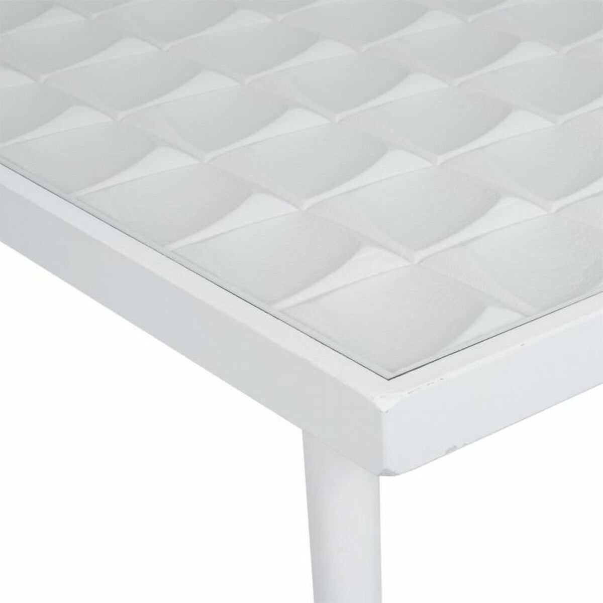 Mesa auxiliar Alexandra House Living Blanco 65 x 48 x 125 cm