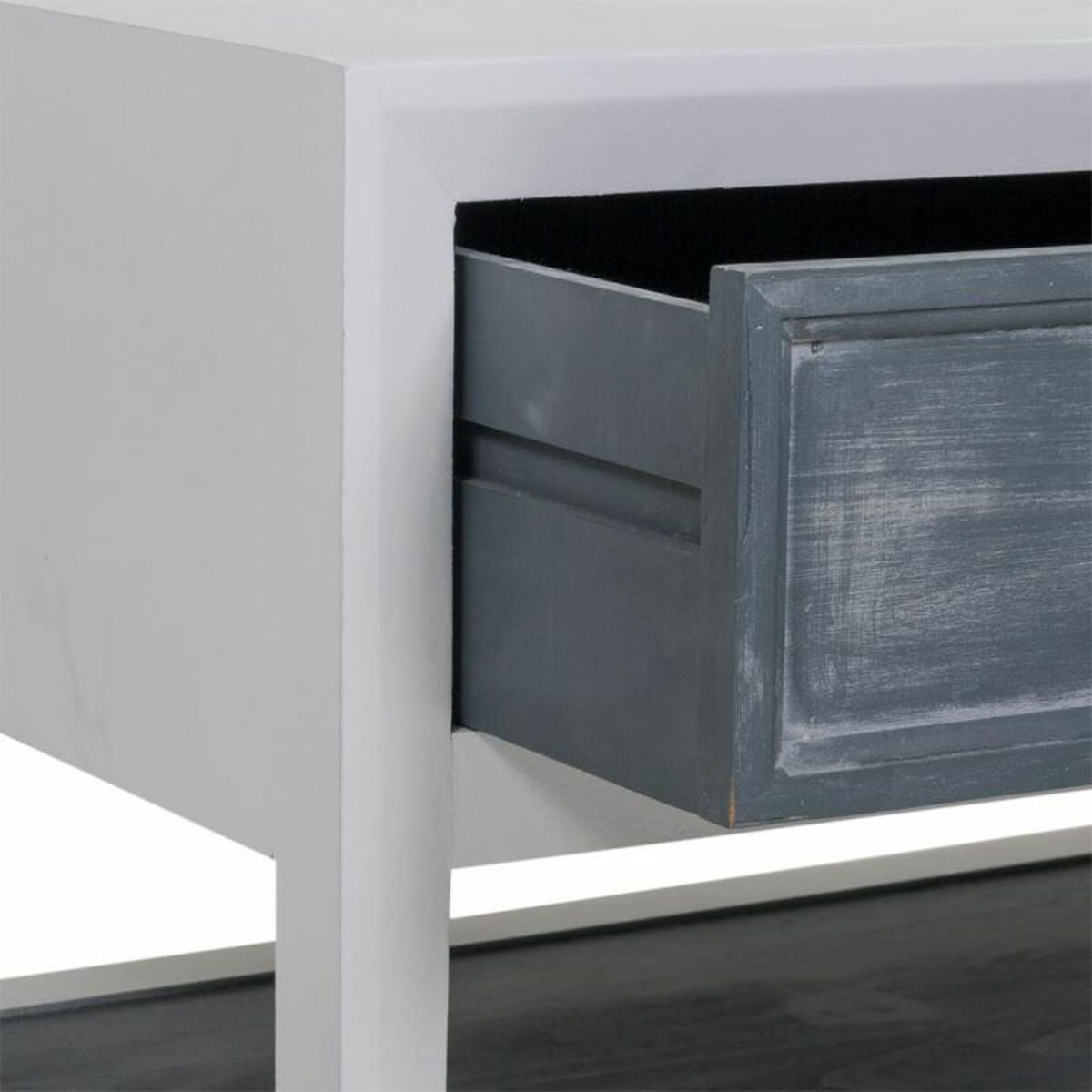 Mesa de Centro Alexandra House Living Blanco Gris 51 x 53 x 104 cm